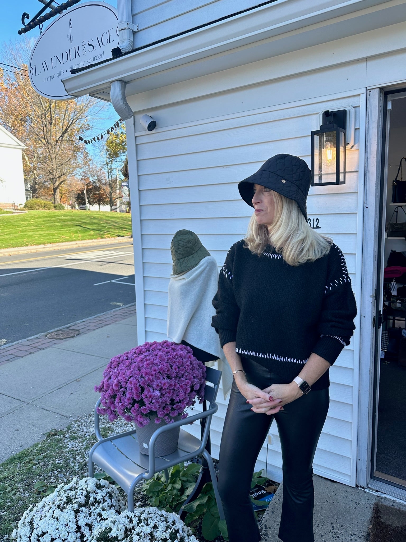Chiara Quilted Bucket Hat