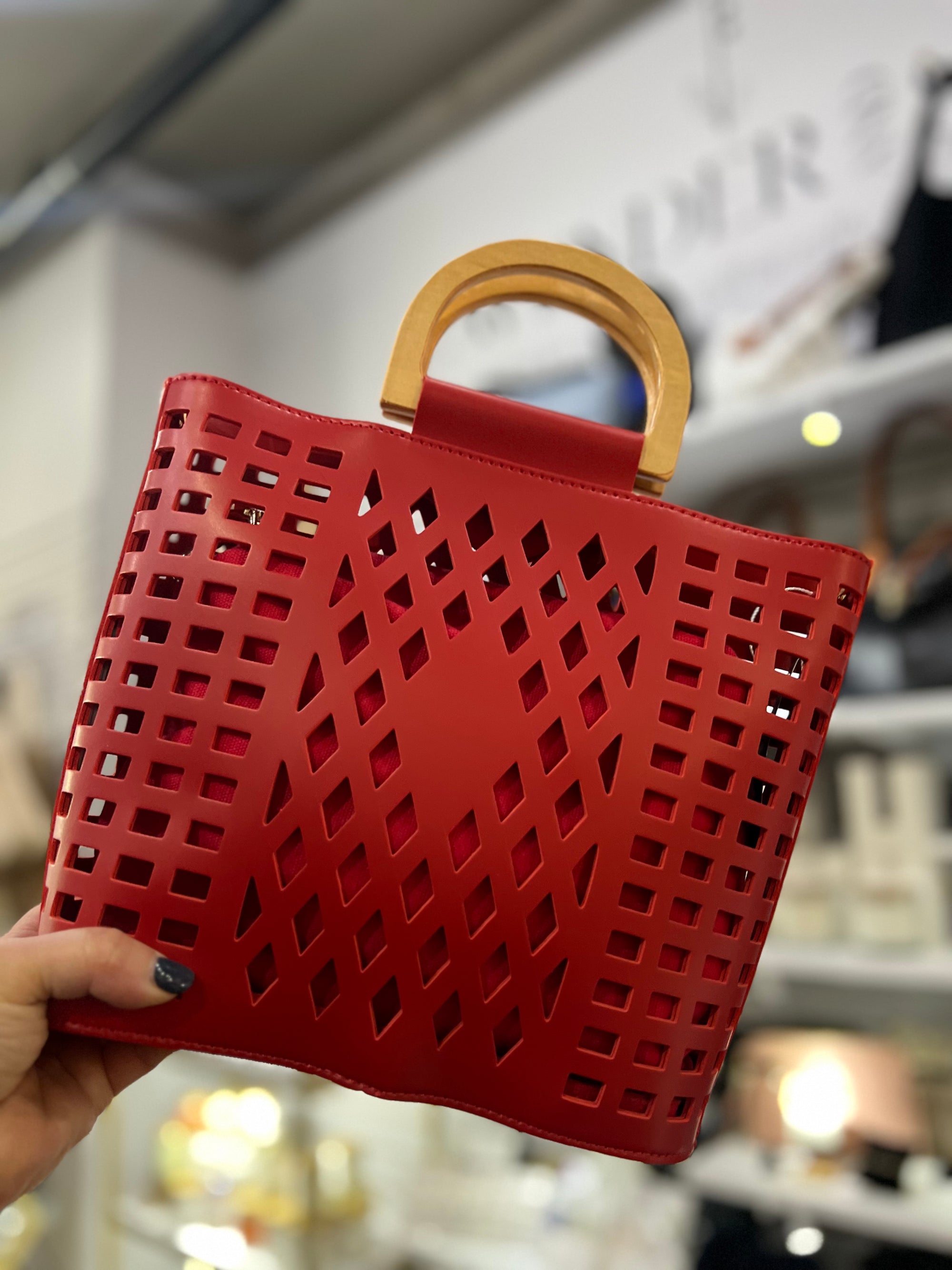 Madison Cut-Out Tote Bag