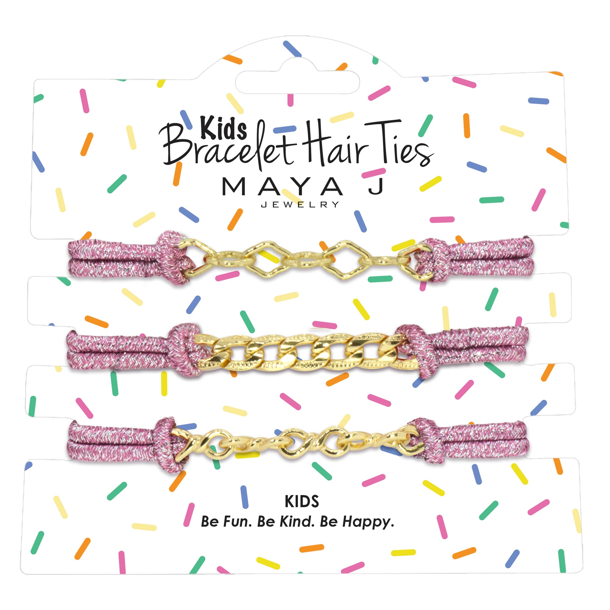 2-in-1 Bracelet Hair Tie Sets - Kids