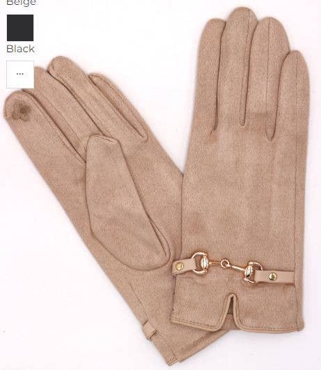 One Size Jewel Touch Screen Gloves