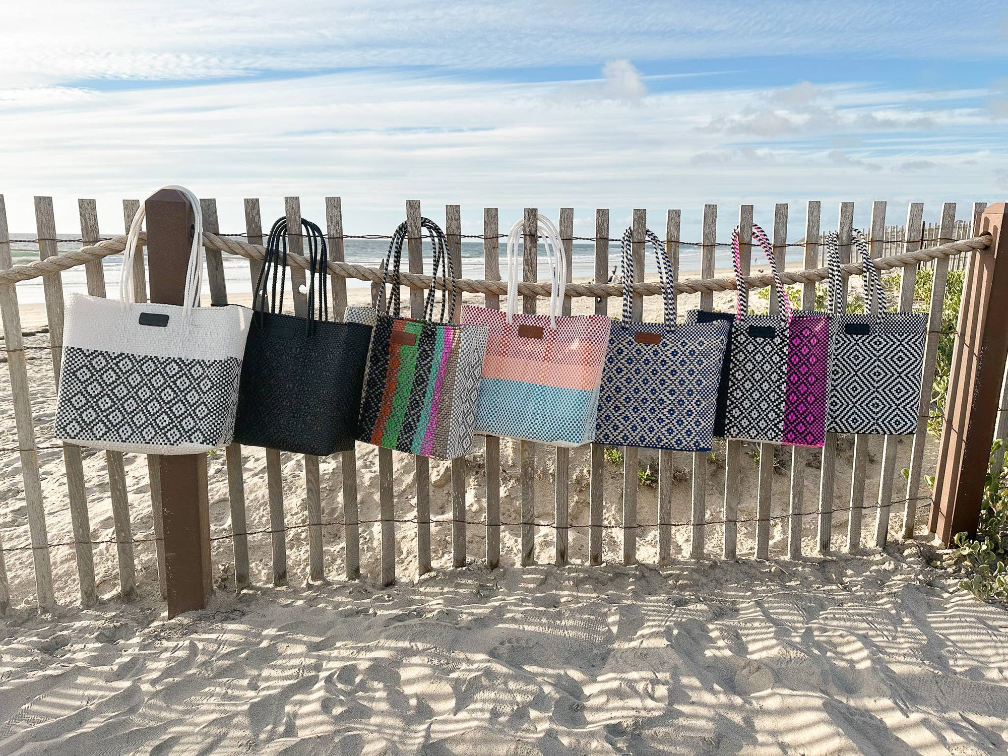 Sunrise Woven Tote