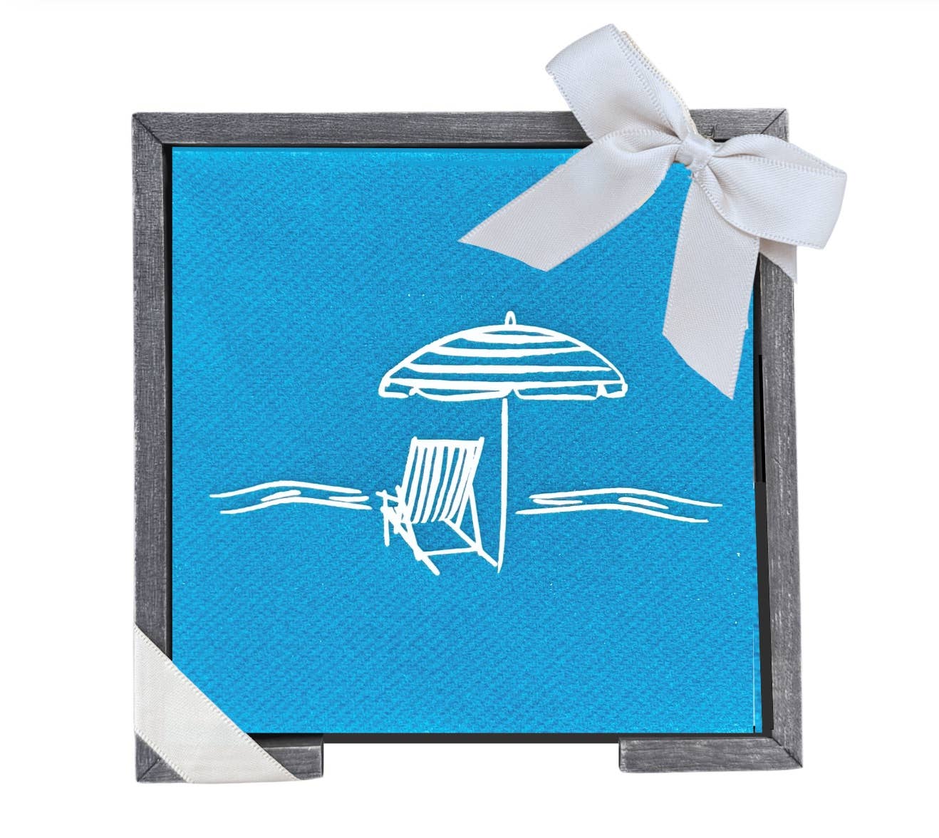 Smoked Oak Cocktail Napkin Hostess Set