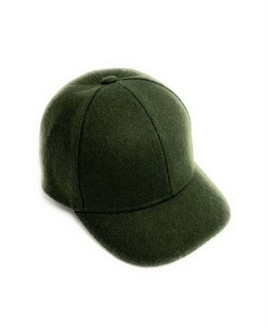 Wool Blend Jocky Cap