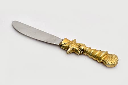 Gold Starfish & Seashell Spreader