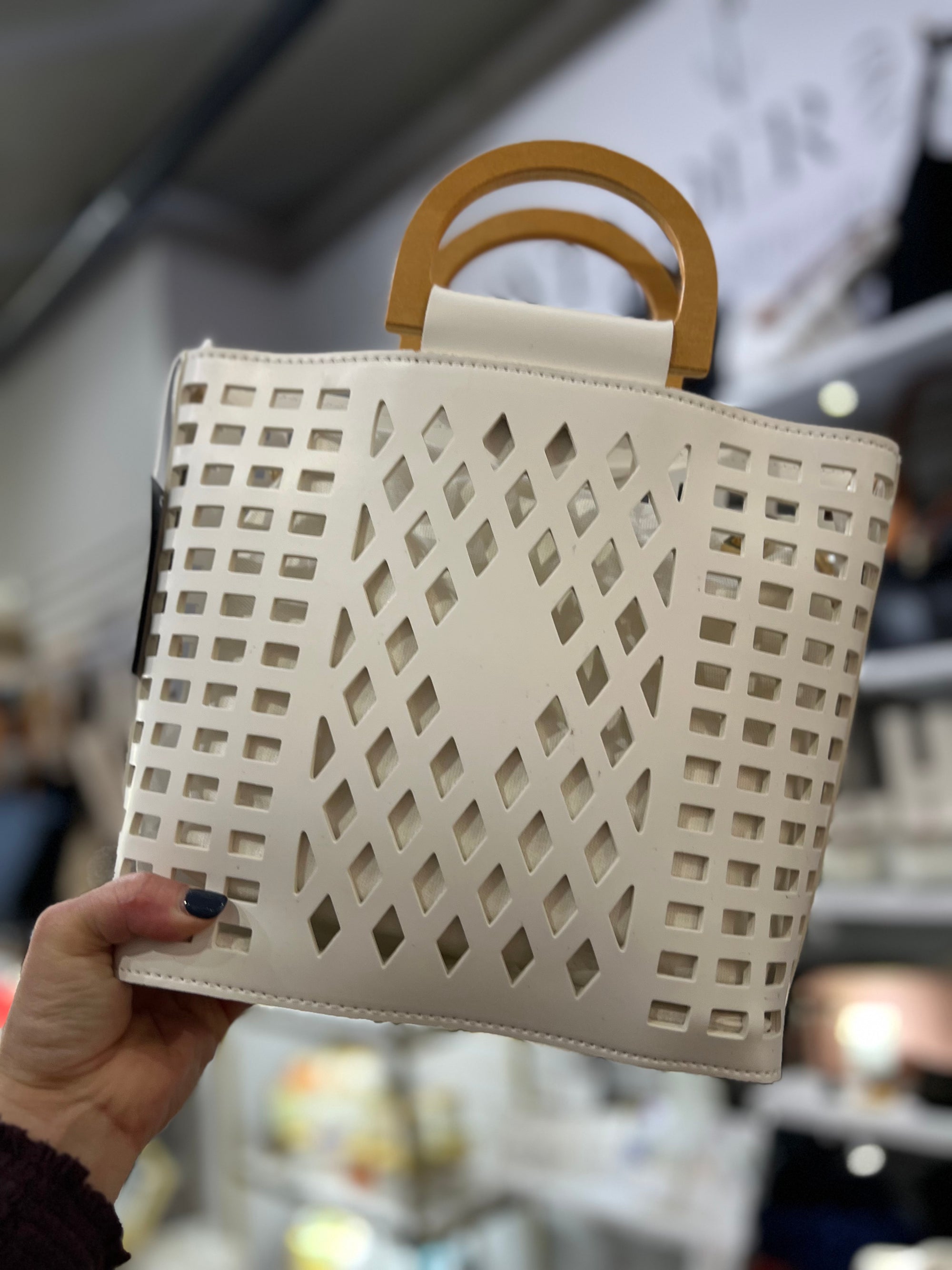 Madison Cut-Out Tote Bag