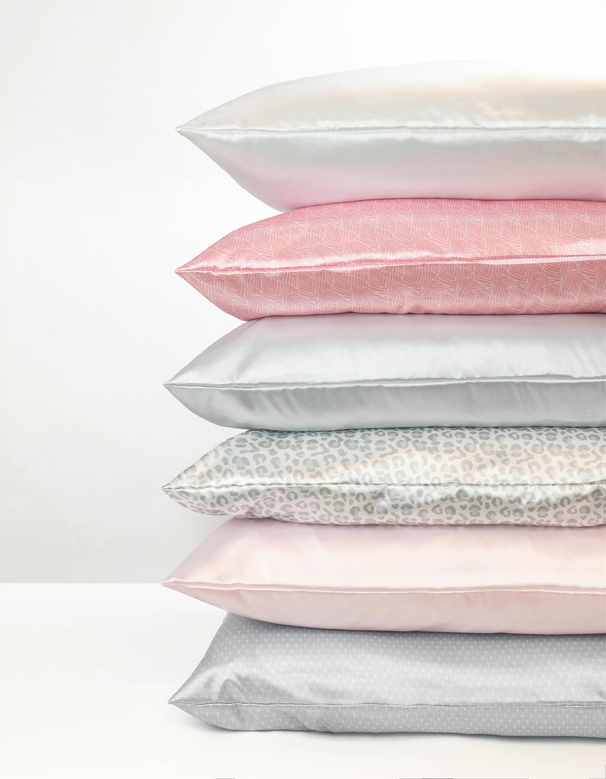 Lemon Lavender Silky Satin Pillowcases