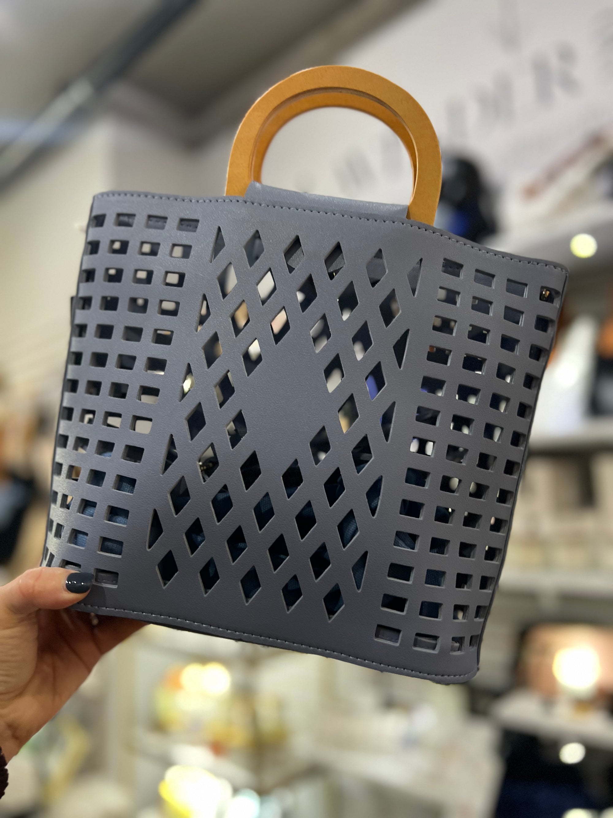 Madison Cut-Out Tote Bag