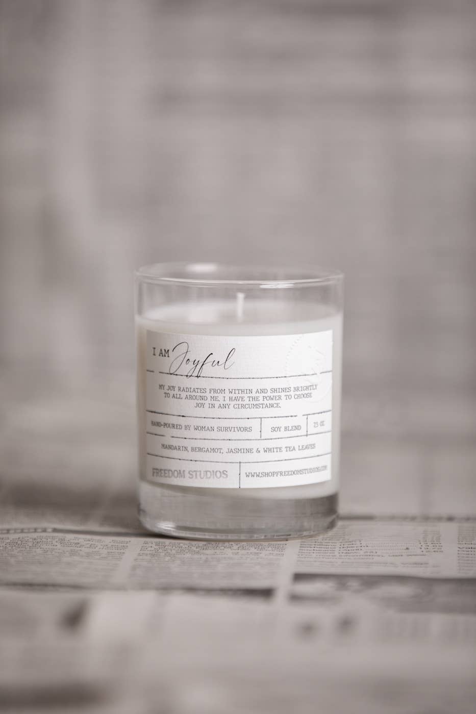 I AM Joyful - 7.5 oz Candle