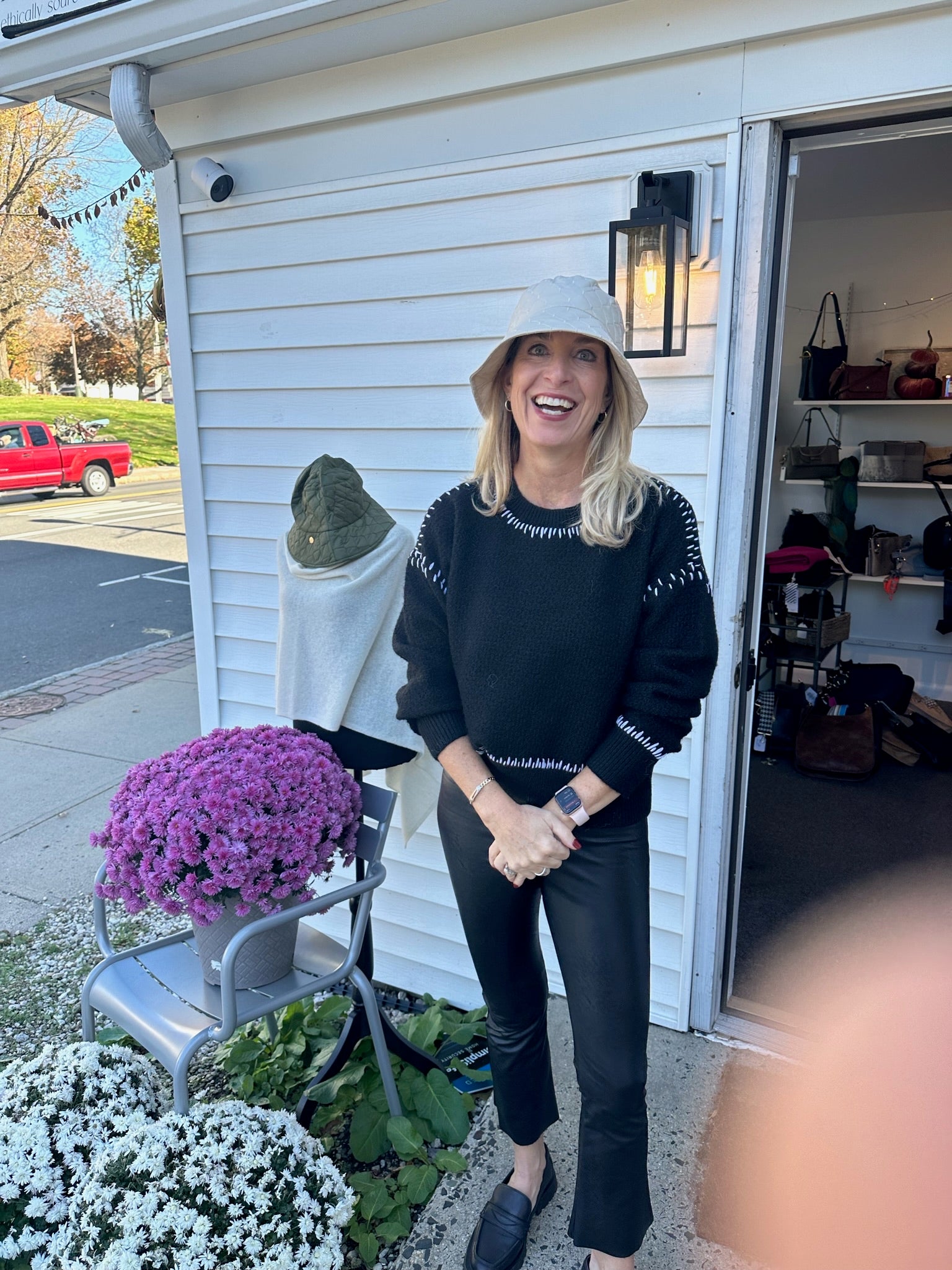 Chiara Quilted Bucket Hat