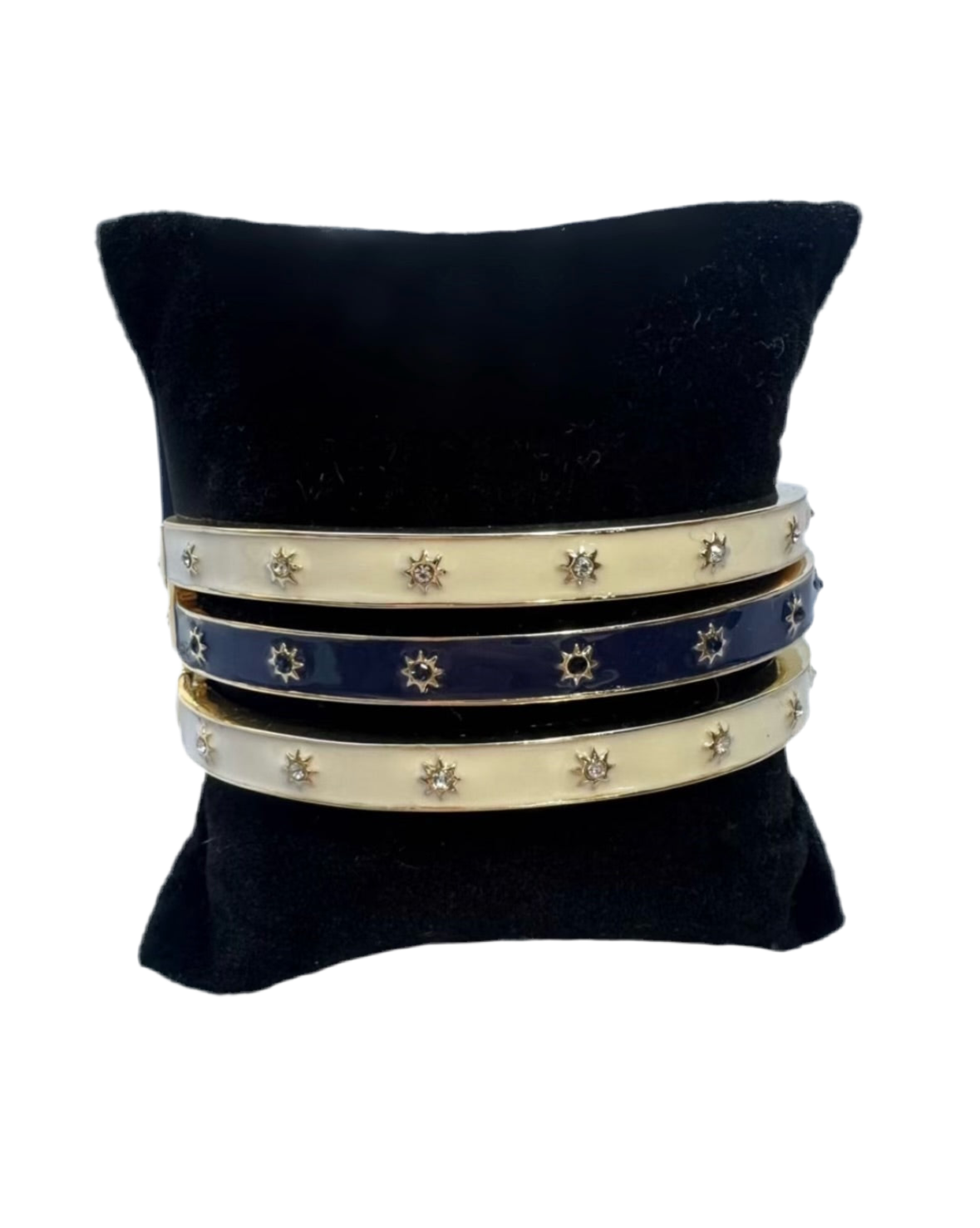 Mini Starburst Enamel Bangle