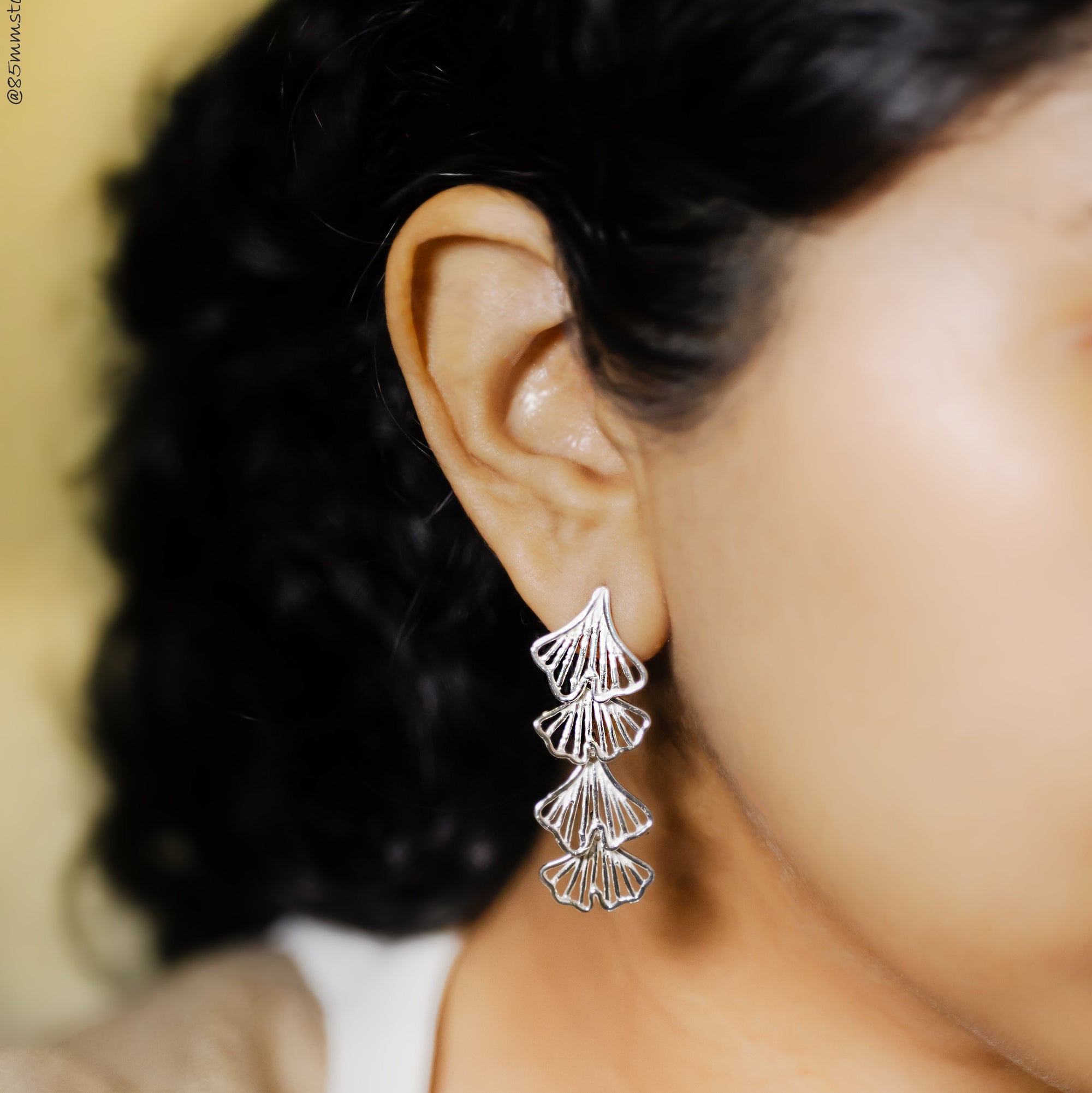 Cascading Gingko Earrings