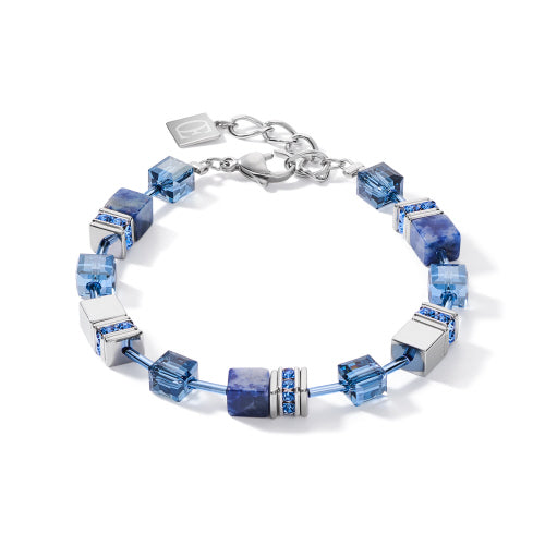 Bracelet Sodalite & Hematite Blue