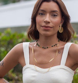Long 18K Gold Necklace