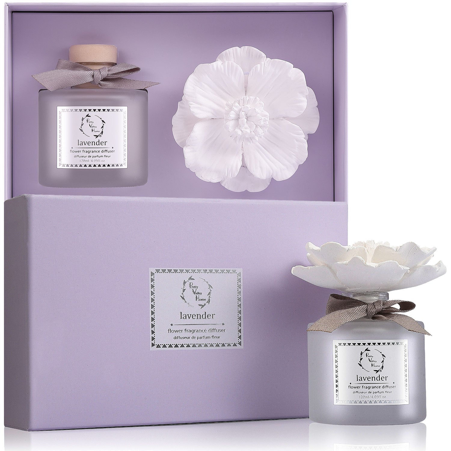 Marigold Ceramic Flower Diffuser Gift Set