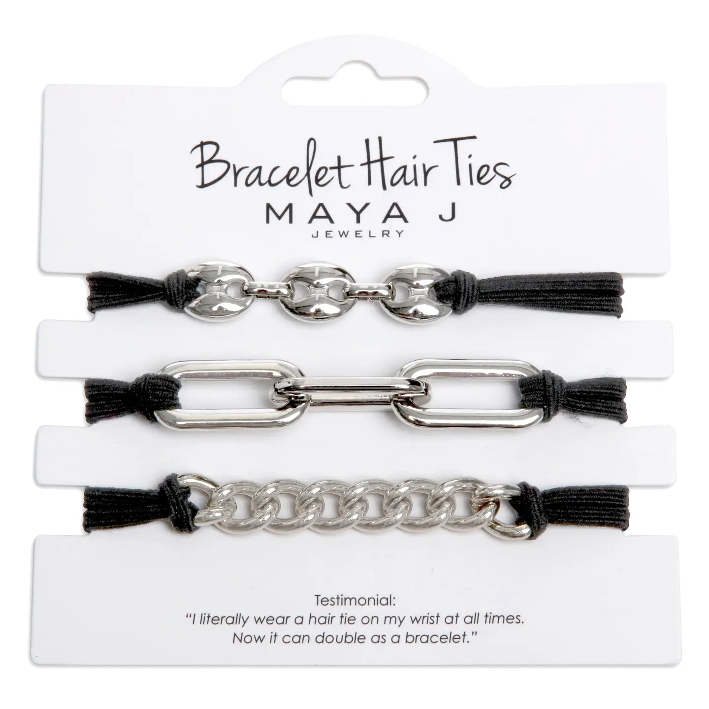Bracelet Hair Ties - Set of 3