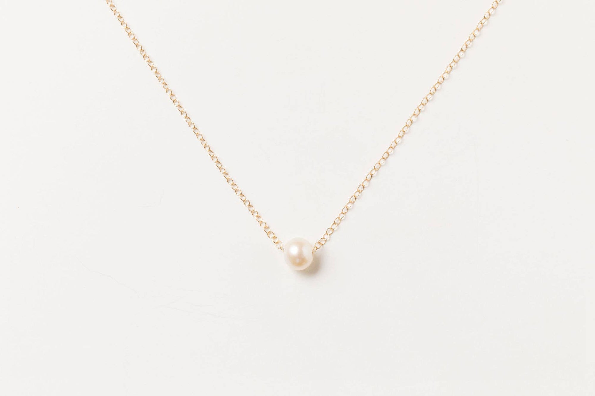 Grit Pearl Necklace | Gold Fill
