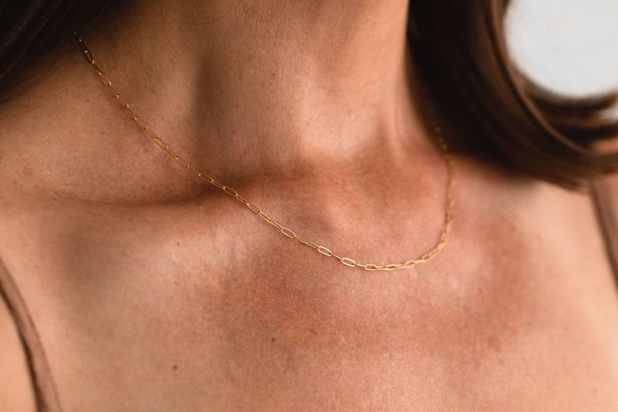 Nora Link Necklace | Gold Fill