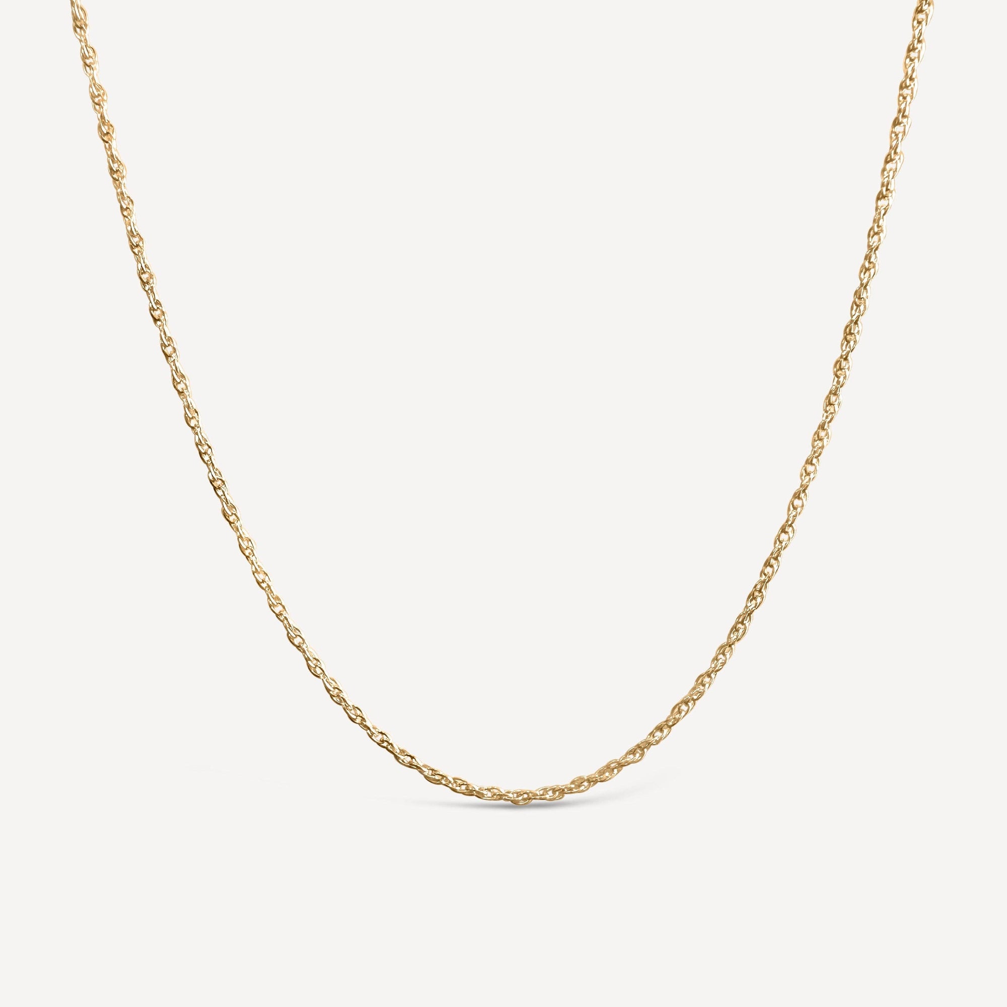 Marée Rope Necklace | Gold Fill