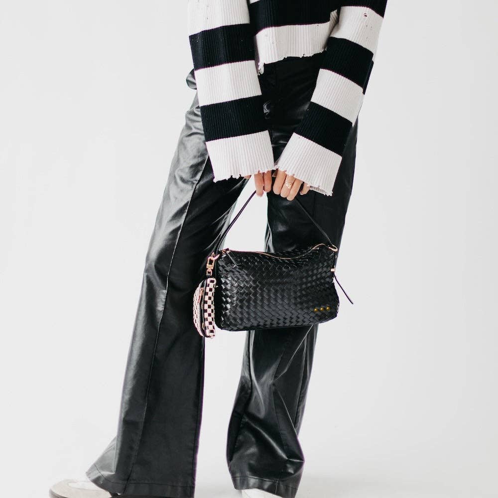 Harper Hobo Woven Shoulder Bag