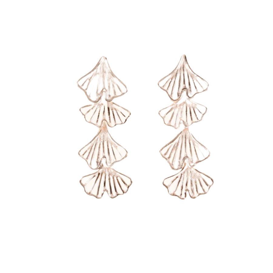 Cascading Gingko Earrings