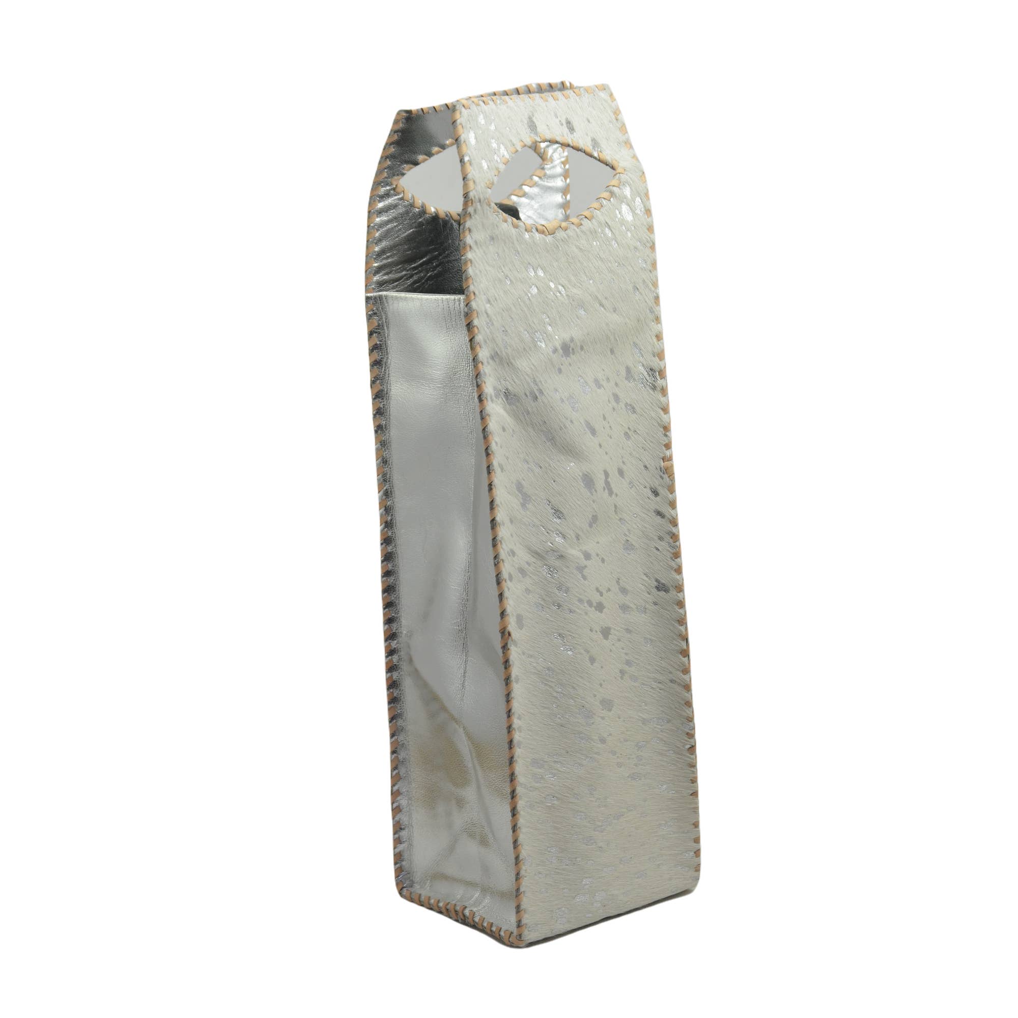 Wine Bag Cowhide Hairon Leather