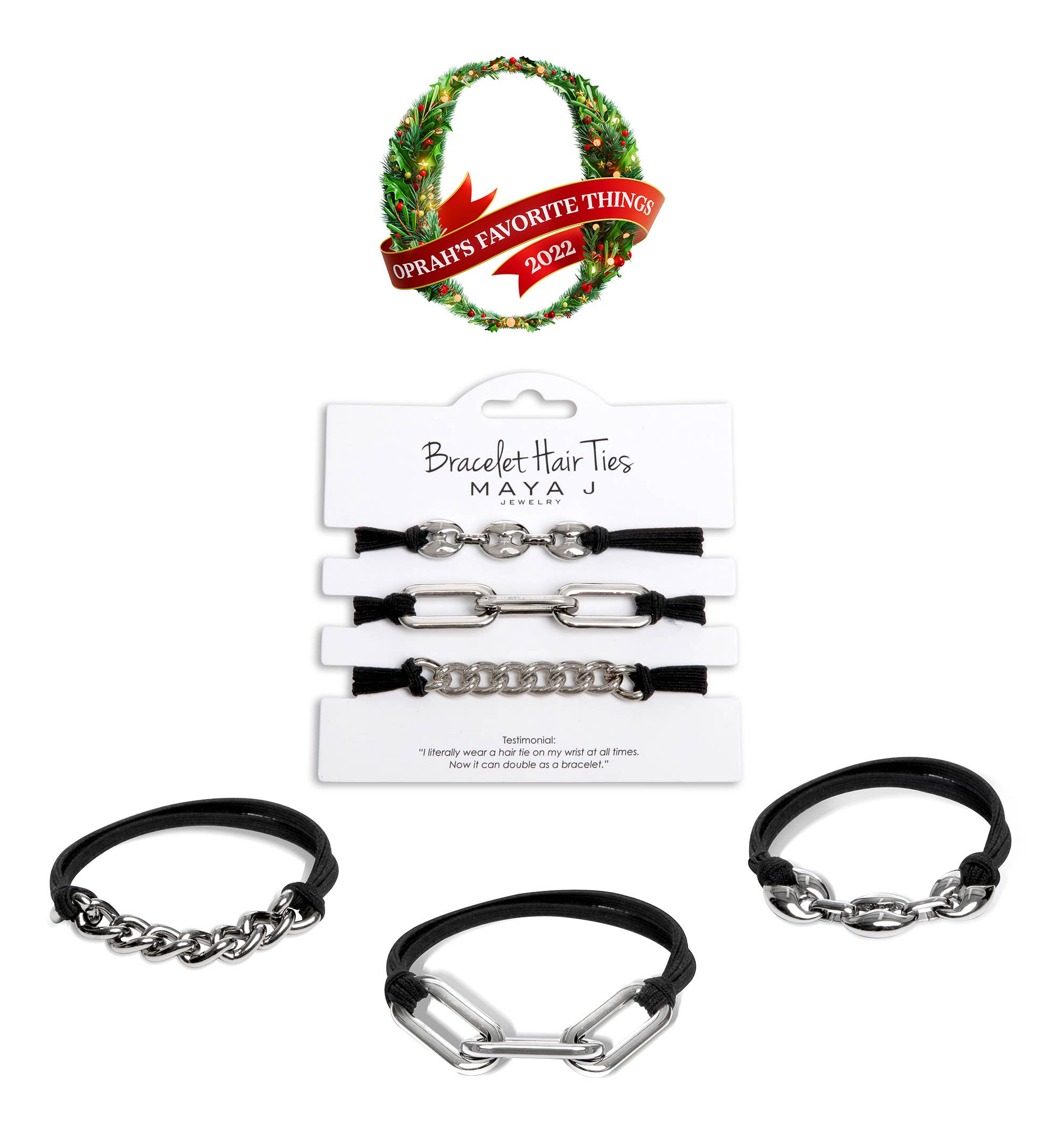 Bracelet Hair Ties - Set of 3