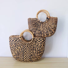 Load image into Gallery viewer, Water Hyacinth Handwoven Tote Bag / Handbag / Market Bag
