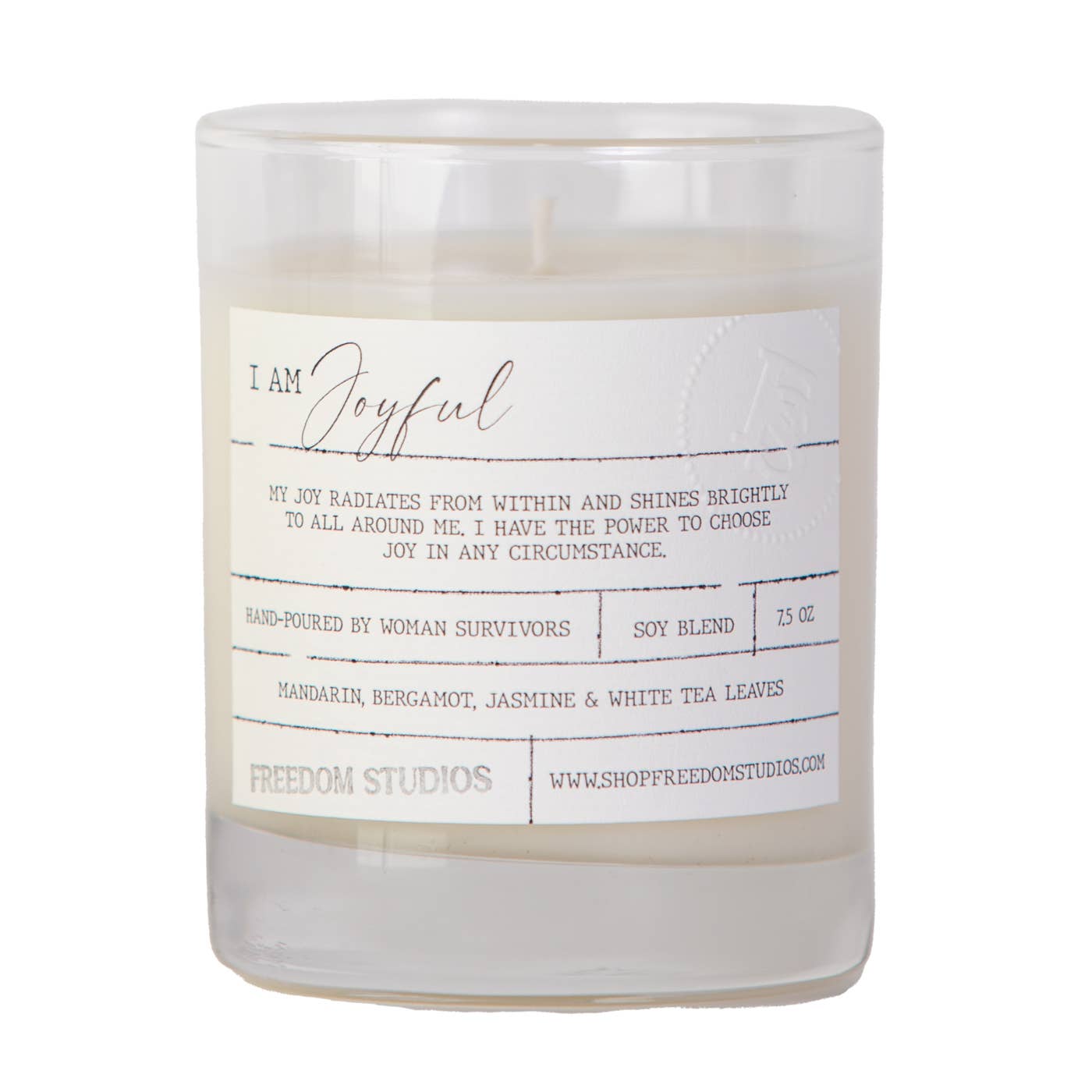 I AM Joyful - 7.5 oz Candle