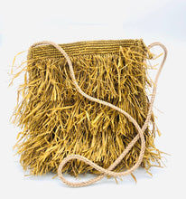 Load image into Gallery viewer, Frou Frou Fringe Crochet Straw Crossbody Bag
