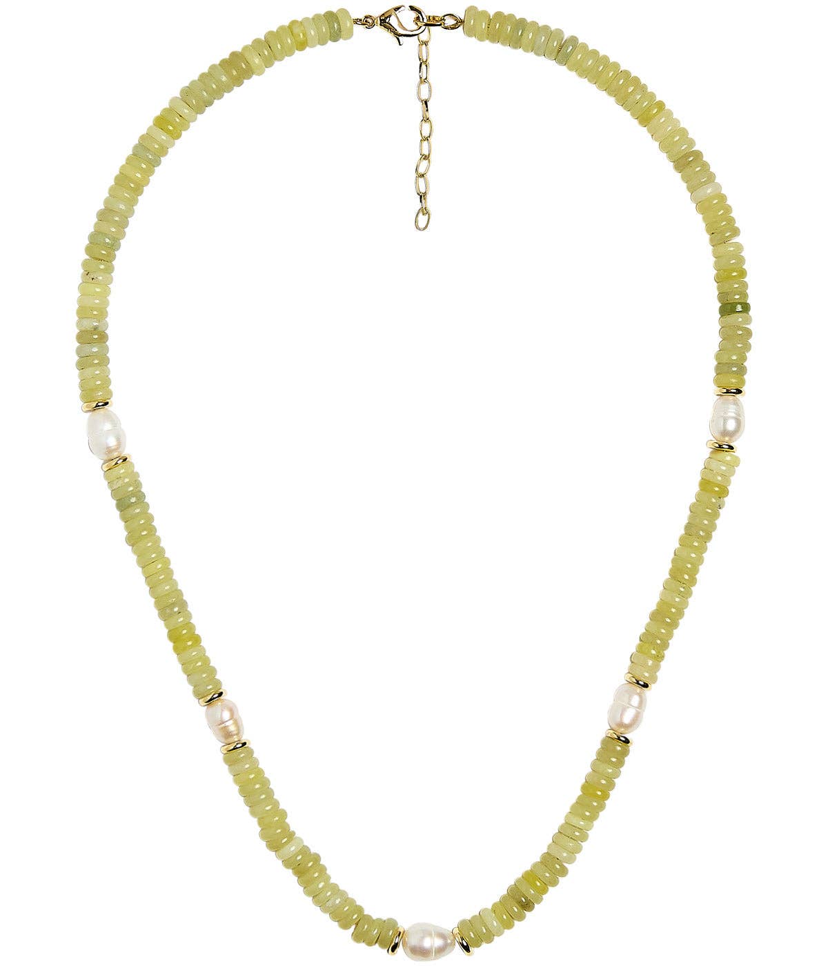 Jenny - Quartz Beaded Necklace with freshwater Pearls