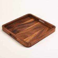 Load image into Gallery viewer, 15&quot; Square Serving Tray - Solid Bottom
