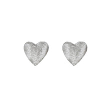 Load image into Gallery viewer, Full Heart Sterling Silver Posts
