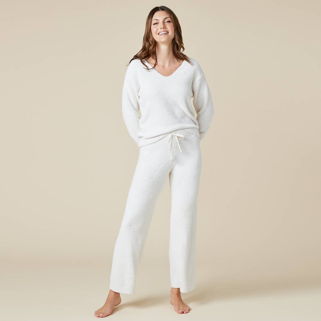Marshmallow V-Neck Lounge Set