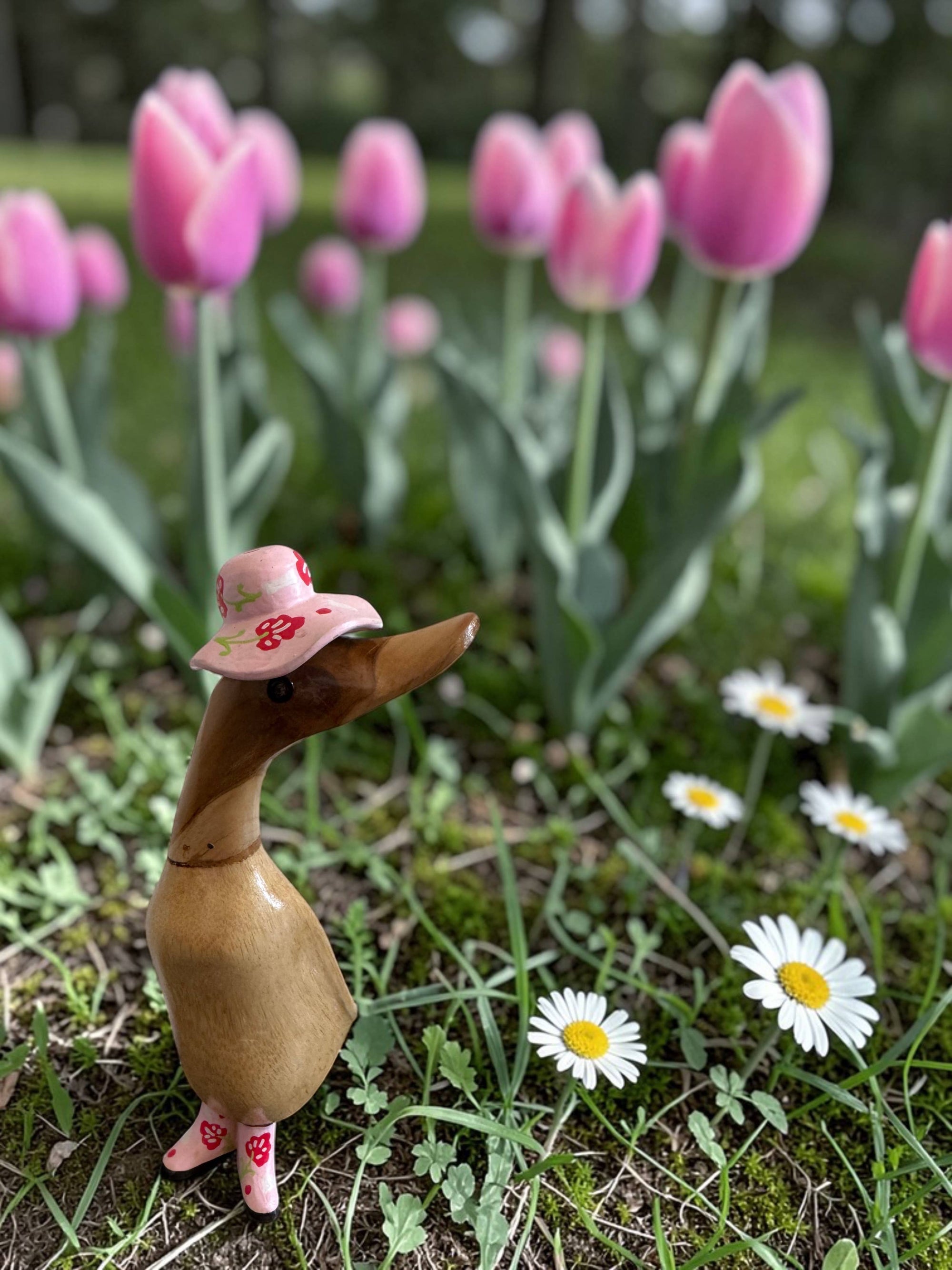 Flower Hat Bamboo Duckling 