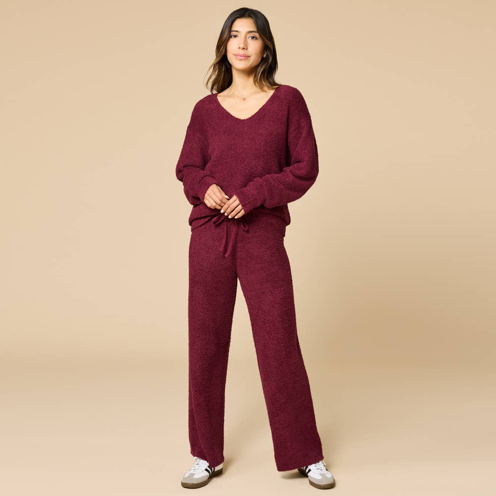 Marshmallow V-Neck Lounge Set
