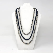 Load image into Gallery viewer, Kantha Indigo Layered Necklace
