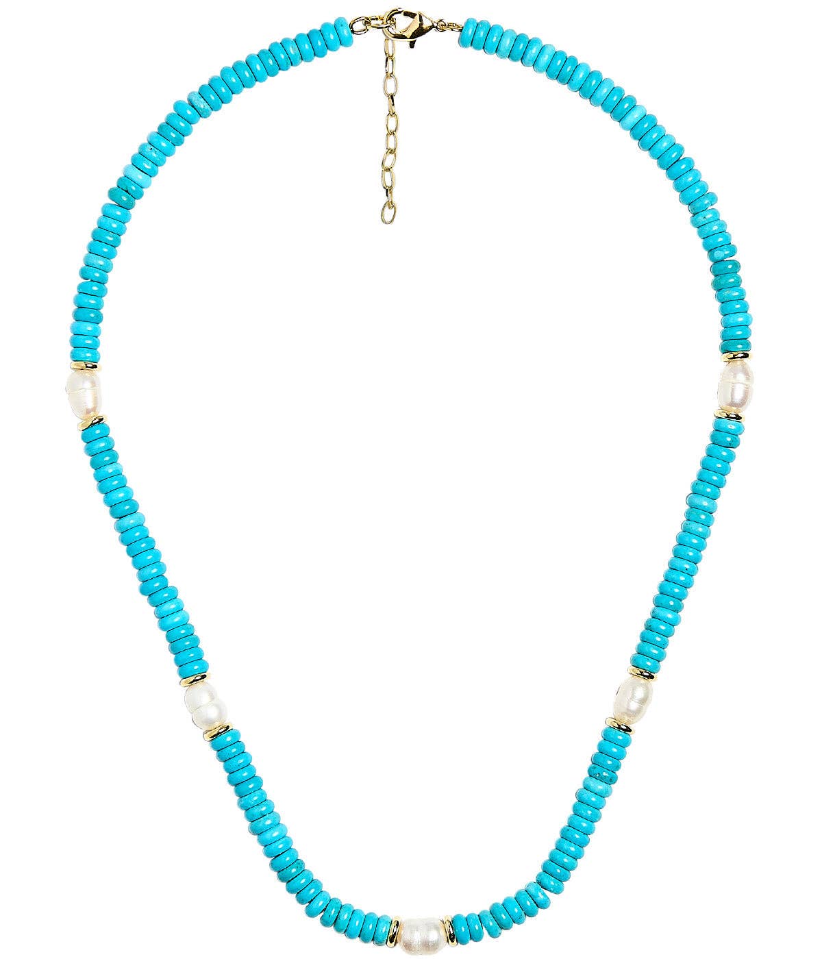 Jenny - Quartz Beaded Necklace with freshwater Pearls
