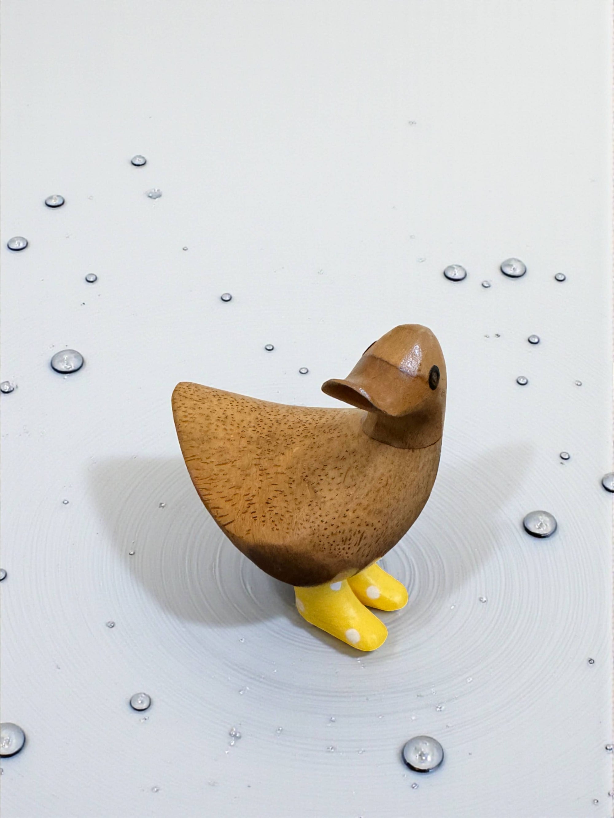Polka Dot Boots Bamboo Ducky 