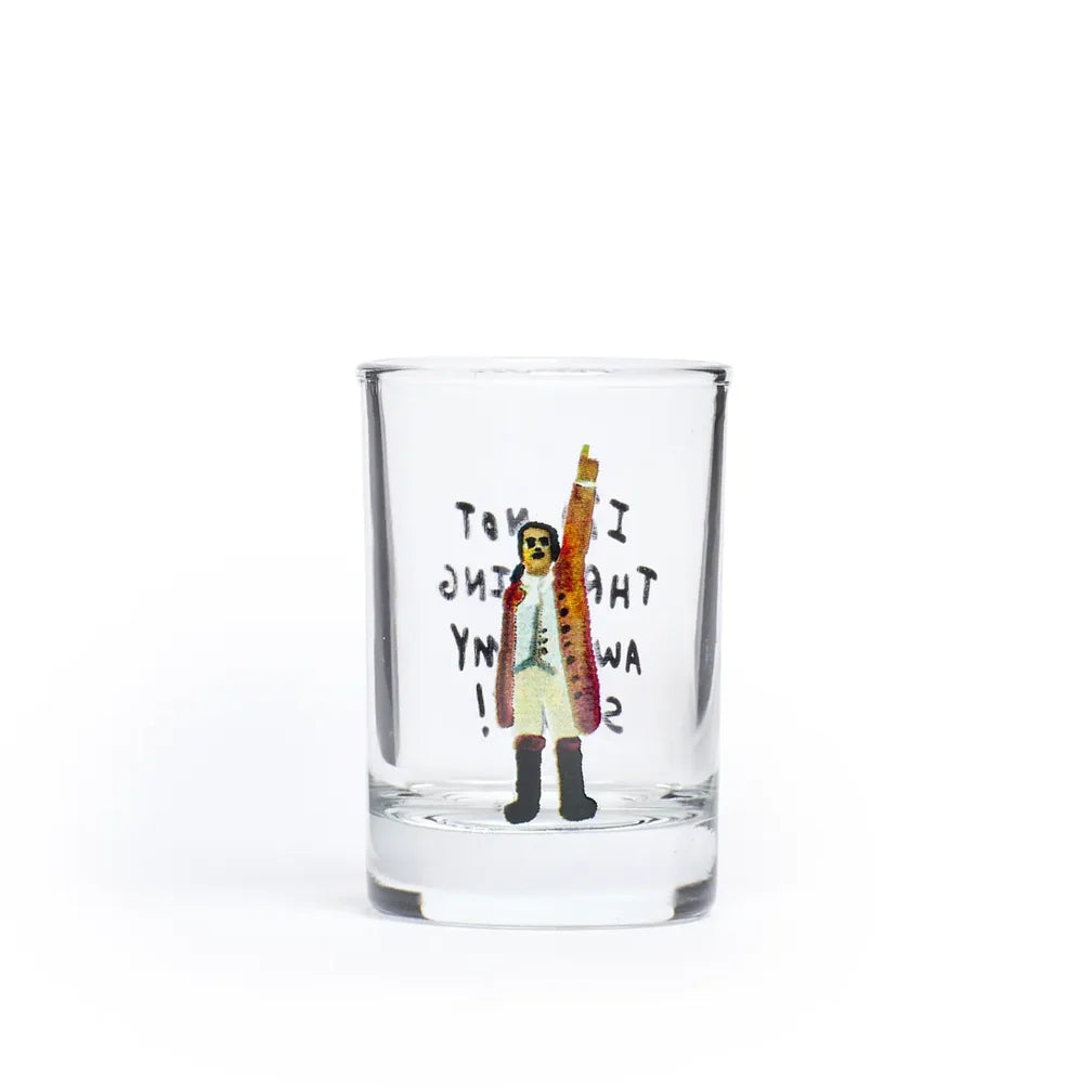 Hamilton - Not Throwing Away My Shot - Shot Glass