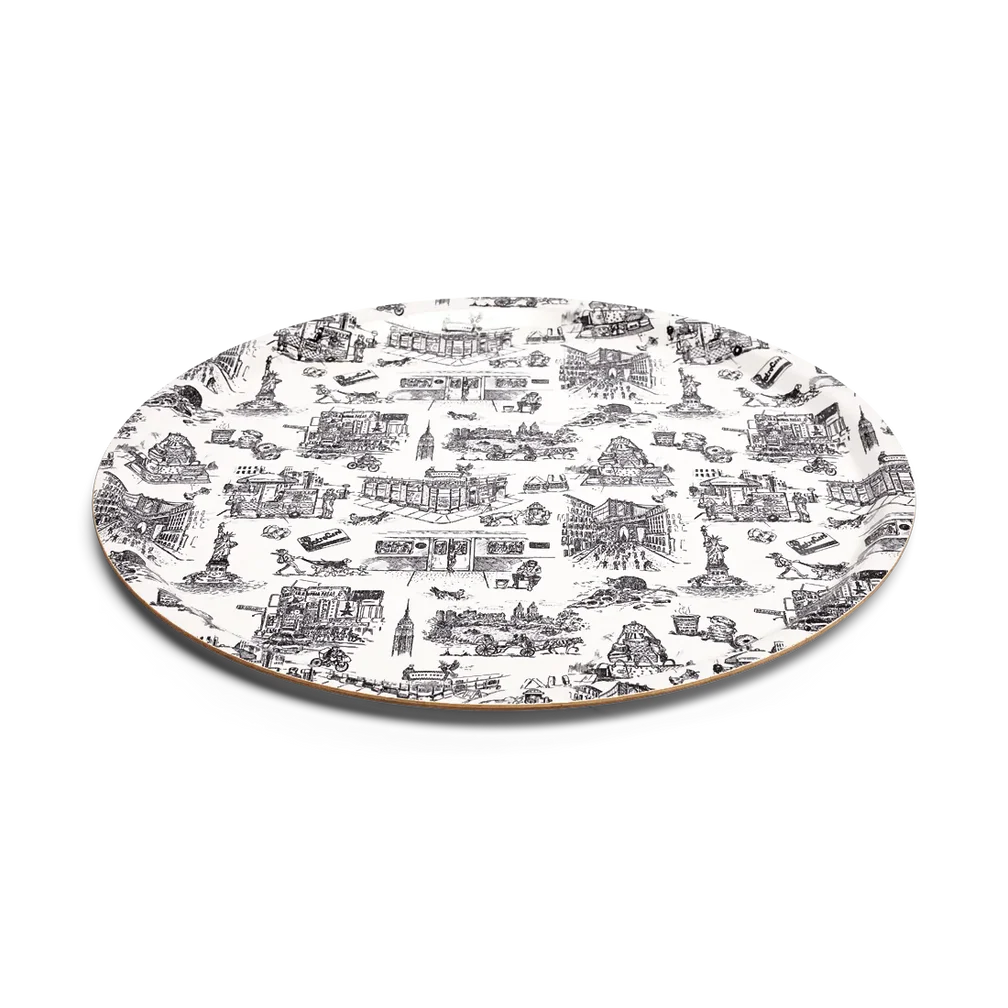 NYC Toile Tray