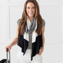 Load image into Gallery viewer, Dreamsoft Organic Cotton Travel Scarf - Colorblock
