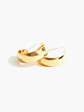Load image into Gallery viewer, Stride Hoops: Gold-Plated
