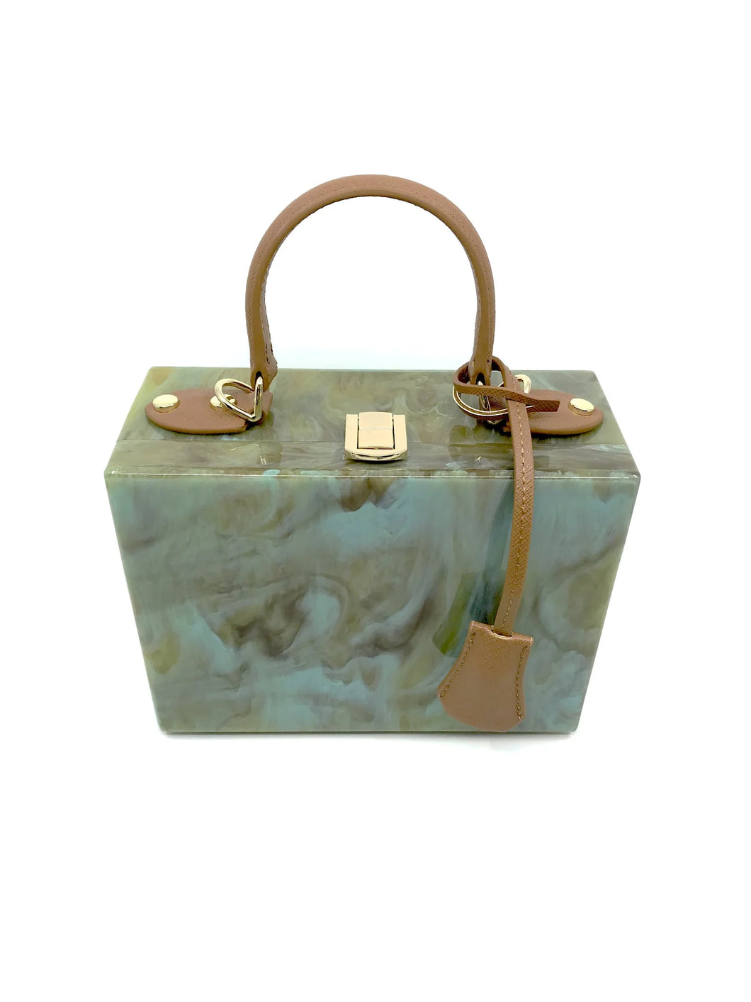 Resin Box Bag with Handle