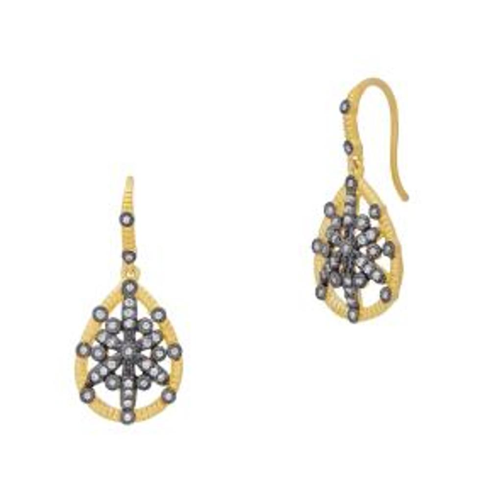 Brooklyn Grit Starburst Teardrop Earrings