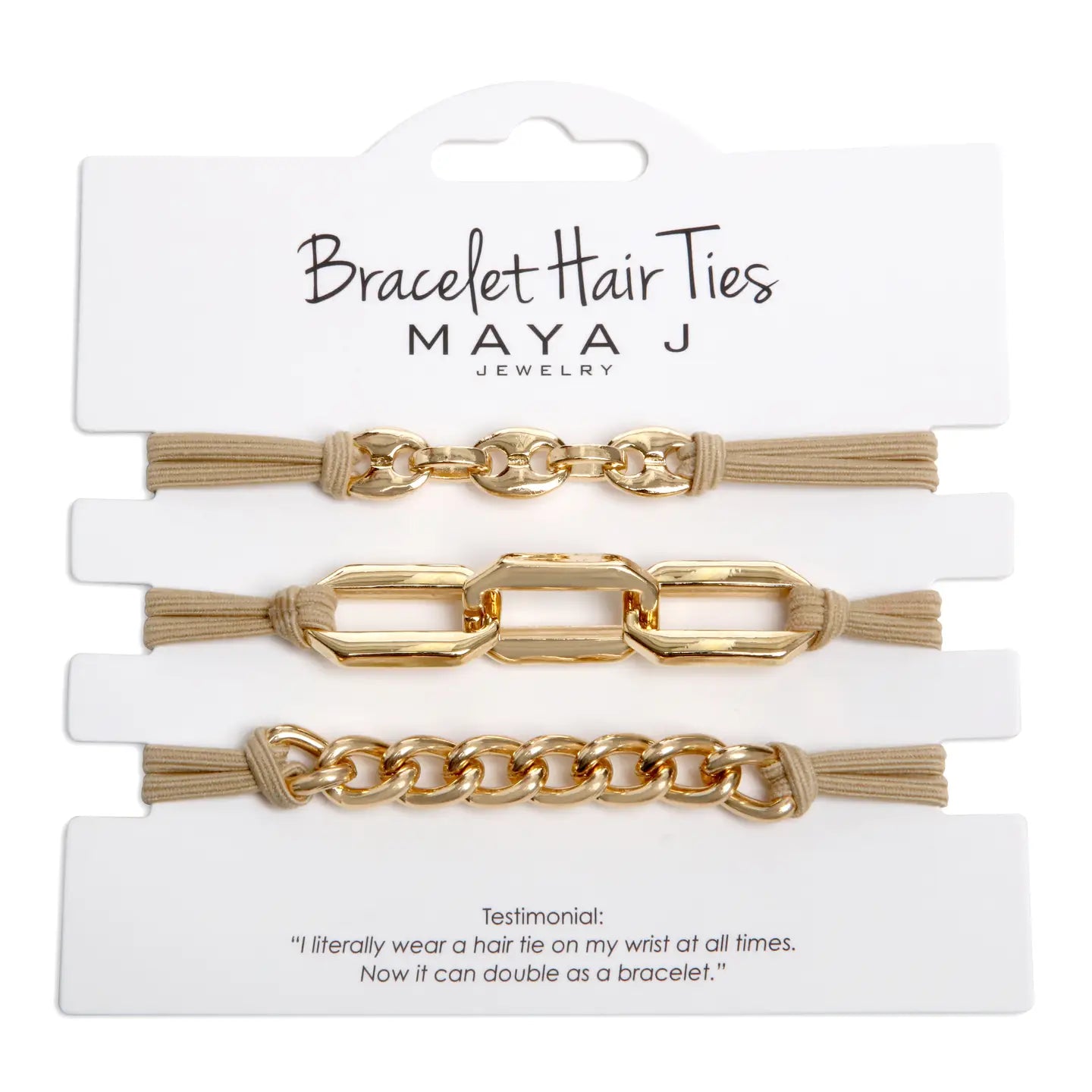 Bracelet Hair Ties - Set of 3