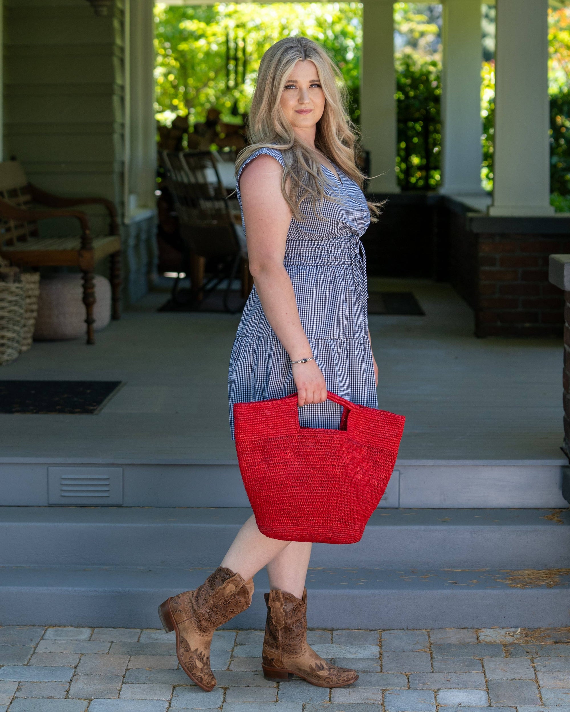 ConCon Crochet Straw Basket