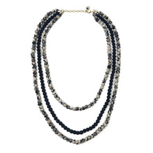 Load image into Gallery viewer, Kantha Indigo Layered Necklace
