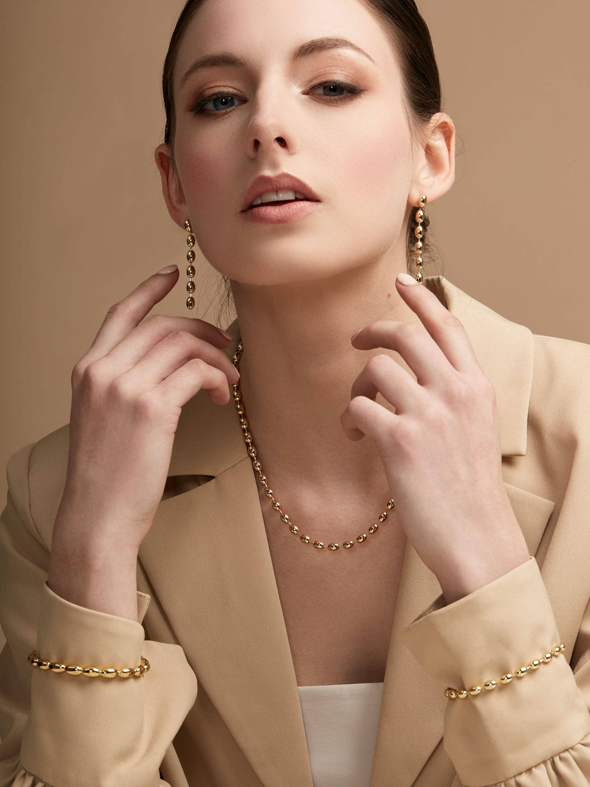 Beaded Drop Earring