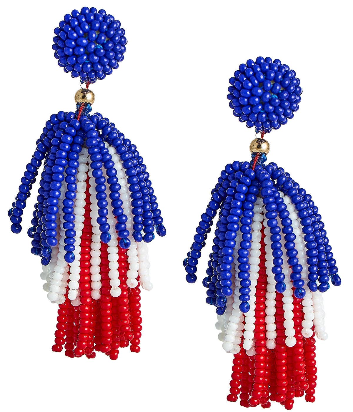 Beaded Tassel Earrings