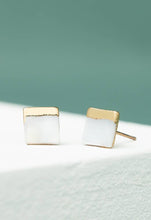 Load image into Gallery viewer, Kelly Mother of Pearl Stud Earrings
